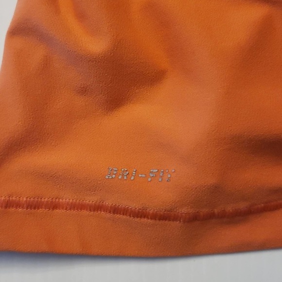 Nike Dri Fit Tangerine & Gray Racerback Tank Sz M - Picture 6 of 9